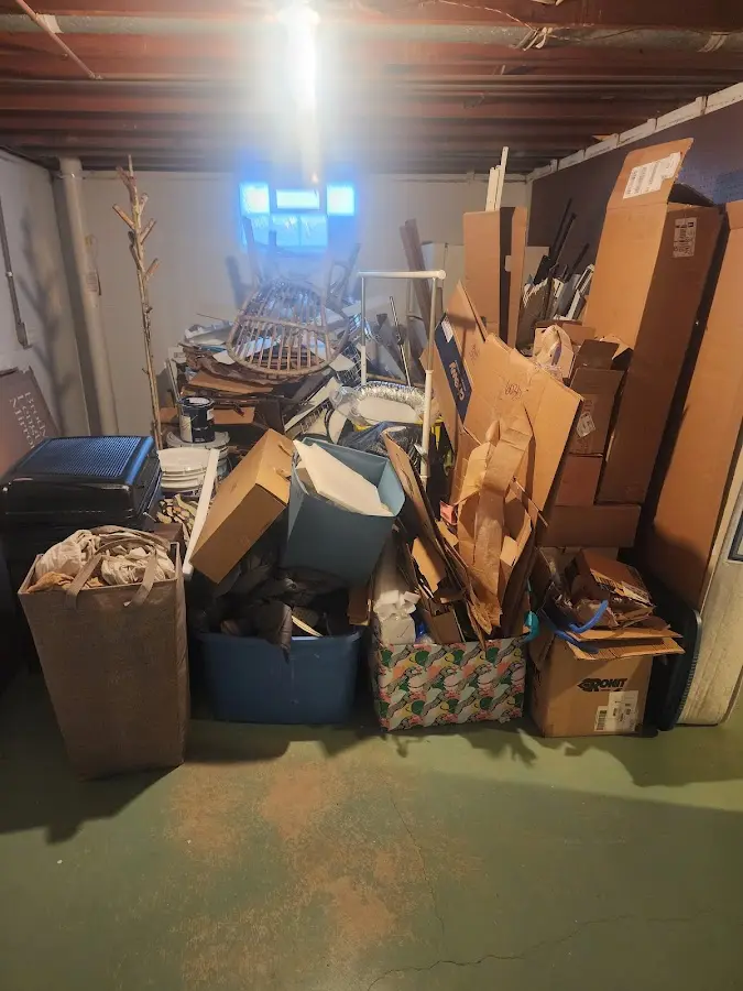 Roll-off dumpster container at job site for 15 Yard Dumpster Rental in Dove Valley